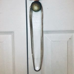 Silver chunky necklace